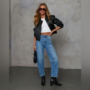 COPY - NWOT Wynnie Leather Bomber Jacket by VICI Collection